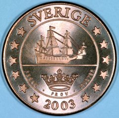 Swedish 5 Cent Pattern Coin