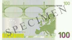 Back of 100 Euro Banknote