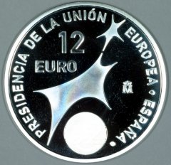 Reverse of Spanish €12 Pattern Coin