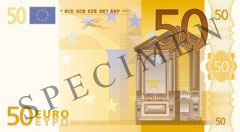 Front of 50 Euro Banknote