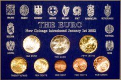 Euro Coin Set in Generic Presentation Pack